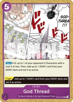One Piece-Karte God Thread (Reprint) OP10-079v2