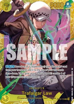 One Piece-Karte Trafalgar Law - OP10-119 (Reprint) OP10-119