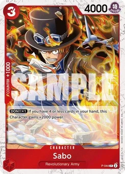 One Piece-Karte Sabo - P-044 (Pirate Foil) P-044