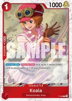 One Piece-Karte Koala (Pirate Foil) P-069