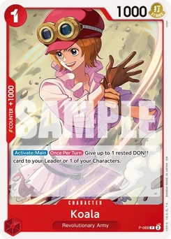 One Piece-Karte Koala (Reprint) P-069v2