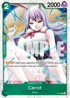 One Piece-Karte Carrot - P-070 (Pirate Foil) P-070
