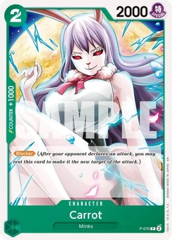 One Piece-Karte Carrot - P-070 (Reprint) P-070v2