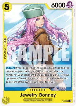 One Piece-Karte Jewelry Bonney - P-085 (Reprint) P-085v2