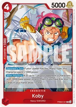 One Piece-Karte Koby PRB02-001
