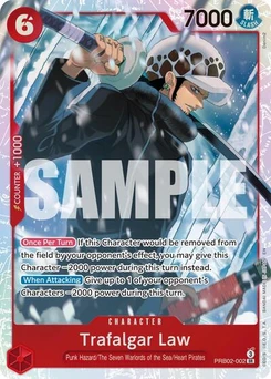 One Piece-Karte Trafalgar Law - PRB02-002 PRB02-002