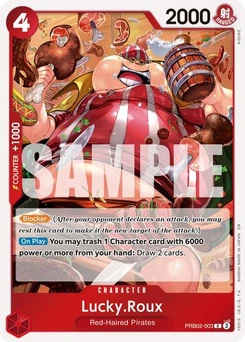 One Piece-Karte Lucky.Roux PRB02-003