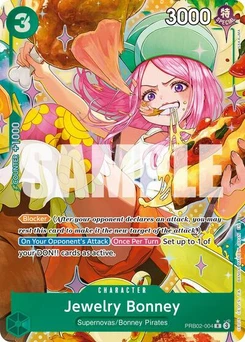 One Piece-Karte Jewelry Bonney - PRB02-004 (Alternate Art) PRB02-004