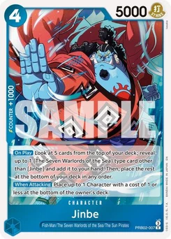 One Piece-Karte Jinbe - PRB02-007 PRB02-007