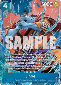 One Piece-Karte Jinbe - PRB02-007(Alternate Art) PRB02-007v2