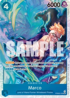 One Piece-Karte Marco PRB02-008