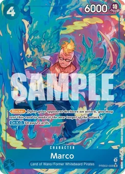 One Piece-Karte Marco (Alternate Art) PRB02-008v2