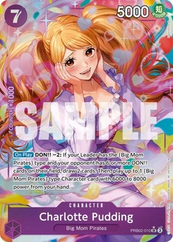 One Piece-Karte Charlotte Pudding - PRB02-010 (Alternate Art) PRB02-010v2