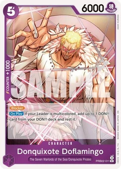 One Piece-Karte Donquixote Doflamingo PRB02-011