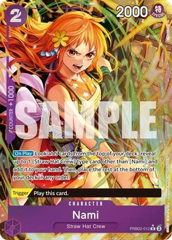 One Piece-Karte Nami (Alternate Art) PRB02-012v2