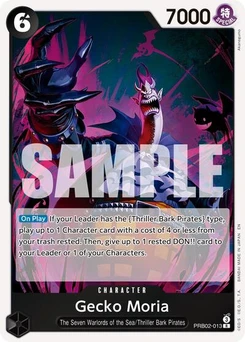 One Piece-Karte Gecko Moria PRB02-013
