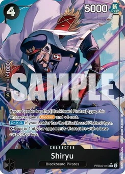 One Piece-Karte Shiryu (Alternate Art) PRB02-015v2