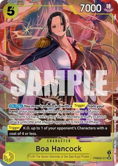 One Piece-Karte Boa Hancock (Alternate Art) PRB02-017v2