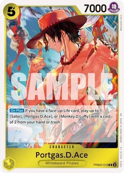 One Piece-Karte Portgas.D.Ace - PRB02-018 PRB02-018