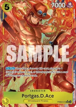 One Piece-Karte Portgas.D.Ace - PRB02-018 (Alternate Art) PRB02-018v2