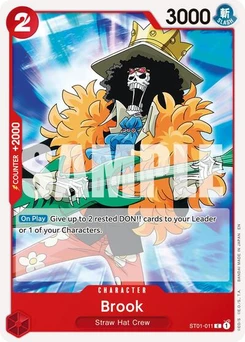 One Piece-Karte Brook - ST01-011 (Reprint) ST01-011v2