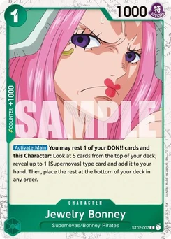 One Piece-Karte Jewelry Bonney - ST02-007 (Pirate Foil) ST02-007