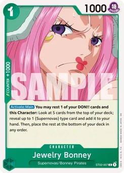One Piece-Karte Jewelry Bonney - ST02-007 (Reprint) ST02-007v2