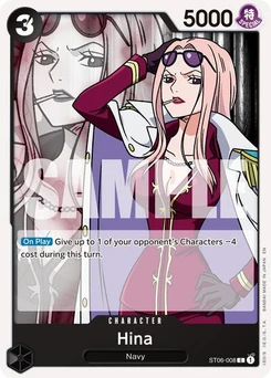 One Piece-Karte Hina (Reprint) ST06-008v2
