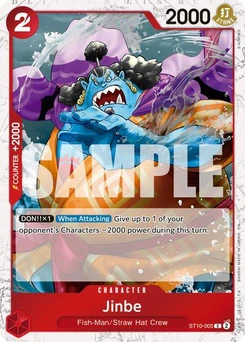 One Piece-Karte Jinbe - ST10-005 (Pirate Foil) ST10-005