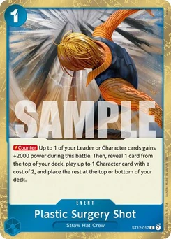 One Piece-Karte Plastic Surgery Shot - ST12-017 (Pirate Foil) ST12-017