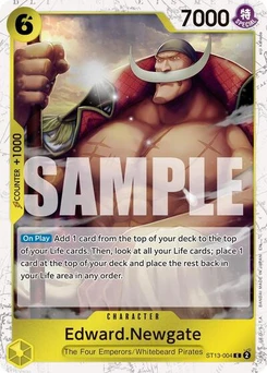 One Piece-Karte Edward.Newgate - ST13-004 (Pirate Foil) ST13-004