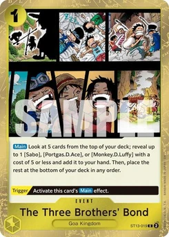 One Piece-Karte The Three Brothers' Bond (Pirate Foil) ST13-019