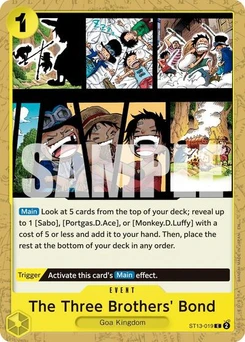One Piece-Karte The Three Brothers' Bond (Reprint) ST13-019v2