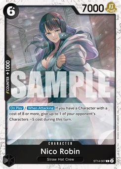 One Piece-Karte Nico Robin - ST14-007 (Pirate Foil) ST14-007