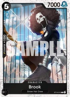 One Piece-Karte Brook - ST14-010 (Pirate Foil) ST14-010