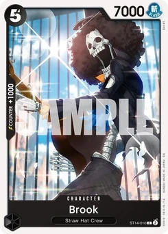 One Piece-Karte Brook - ST14-010 (Reprint) ST14-010v2