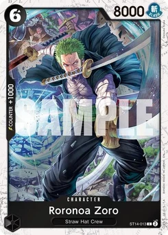 One Piece-Karte Roronoa Zoro - ST14-013 (Pirate Foil) ST14-013