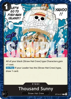 One Piece-Karte Thousand Sunny (Reprint) ST14-017v2