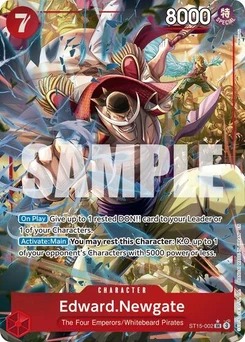 One Piece-Karte Edward.Newgate - ST15-002 (Alternate Art) ST15-002