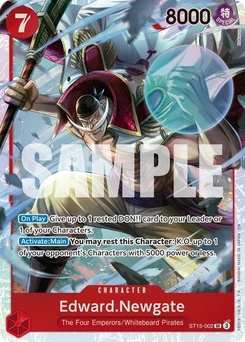 One Piece-Karte Edward.Newgate - ST15-002 (Reprint) ST15-002v2