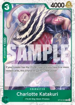 One Piece-Karte Charlotte Katakuri (Pirate Foil) ST16-003