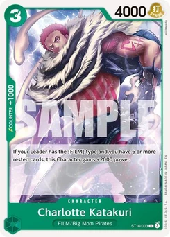 One Piece-Karte Charlotte Katakuri (Reprint) ST16-003v2