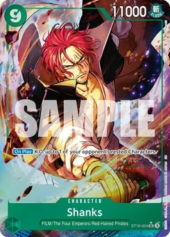 One Piece-Karte Shanks - ST16-004 (Alternate Art) ST16-004