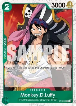 One Piece-Karte Monkey.D.Luffy - ST16-005 (Pirate Foil) ST16-005