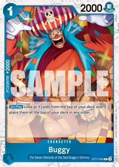 One Piece-Karte Buggy - ST17-003 (Pirate Foil) ST17-003