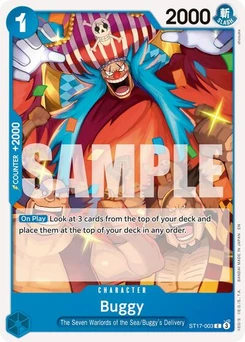 One Piece-Karte Buggy - ST17-003 (Reprint) ST17-003v2