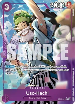 One Piece-Karte Uso-Hachi (Alternate Art) ST18-001