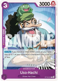 One Piece-Karte Uso-Hachi (Reprint) ST18-001v3