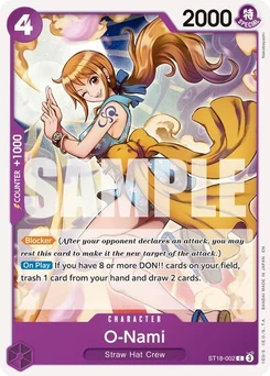 One Piece-Karte O-Nami (Reprint) ST18-002v2