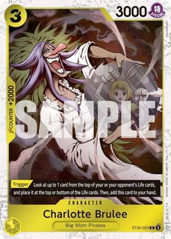 One Piece-Karte Charlotte Brulee (Pirate Foil) ST20-003